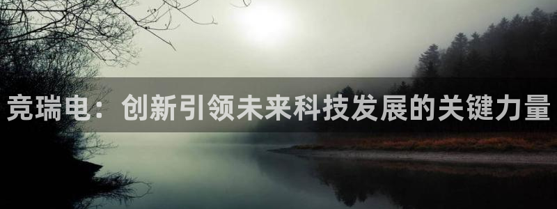 火博电竞网站：竞瑞电：创新引领未来科技发展的关键力量