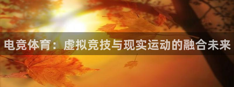 火博电竞：电竞体育：虚拟竞技与现实运动的融合未来