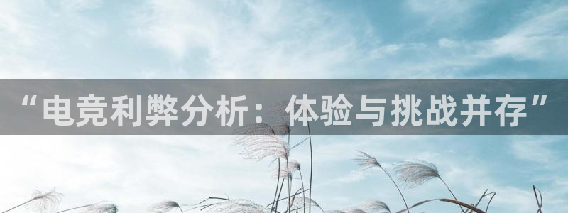 火博电竞官网入口：“电竞利弊分析：体验与挑战并存”